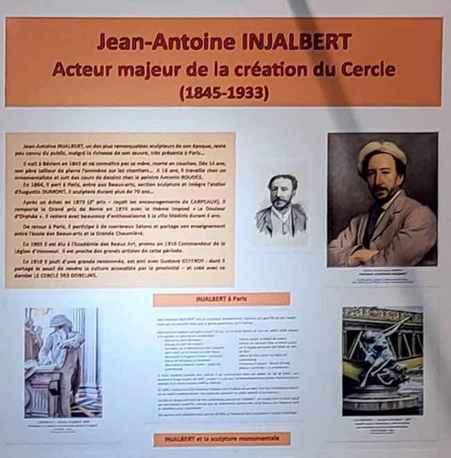 Jean-Antoine Injalbert, sculpteur de grand talent dont on retrouve nombre de sculptures à Paris