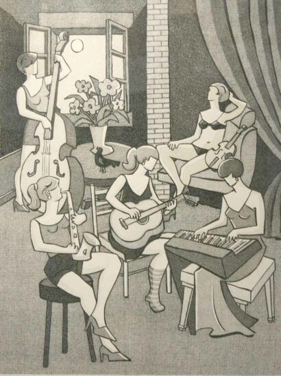 2015, Le Merle et les musiciennes